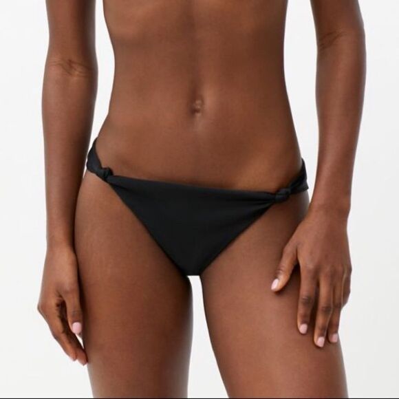 NEW Out From Under UO Urban Outfitters Sorelle Black Cream Twist Bikini Set of 2 - Picture 2 of 6
